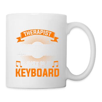 Keyboard Keyboarder Keyboarding Musiker - Tasse - Weiß - Rechts