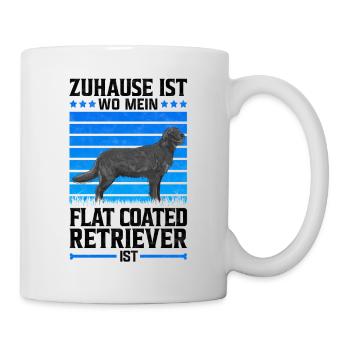 Flat Coated Retriever Hundetricks Spruch - Tasse - Weiß - Rechts