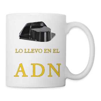 LO LLEVO EN EL ADN - Mug blanc - blanc - Droite