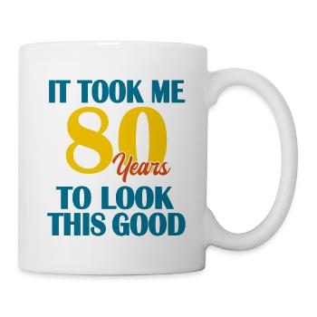 80th Birthday - Mug - white - Right