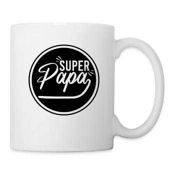 superpapa - Tasse - Weiß - Rechts