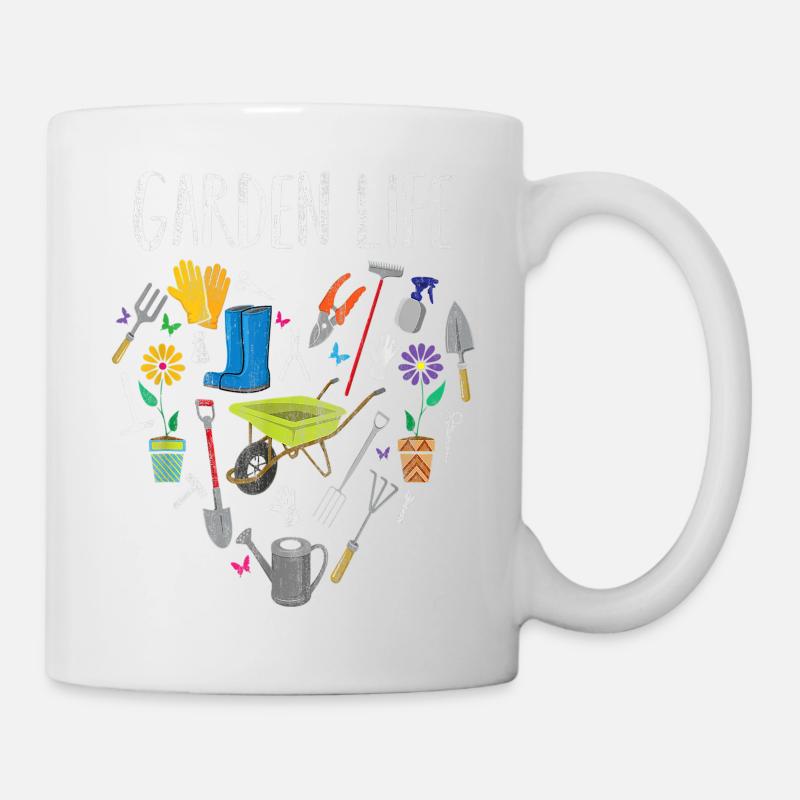 Garten Gärtner Gartenarbeit - Tasse - Weiß