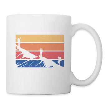 Wander Woman Wandern - Tasse - Weiß - Rechts