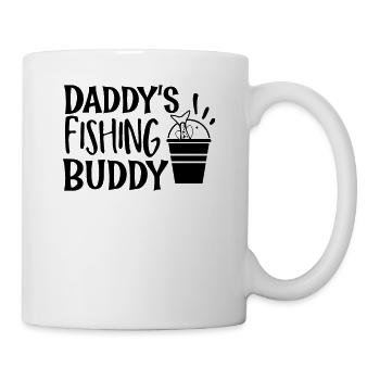 Daddy's fishing buddy - Mug - white - Right