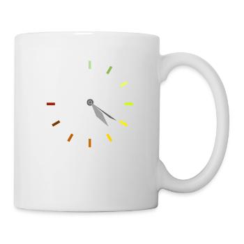 Clock Time Marijuana Stoner - Tasse - Weiß - Rechts
