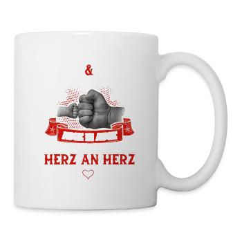 Papa Und Tochter Partnerlook Vater Vatertag - Tasse - Weiß - Rechts