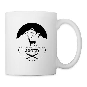 Only the best become hunters - Mug - white - Right