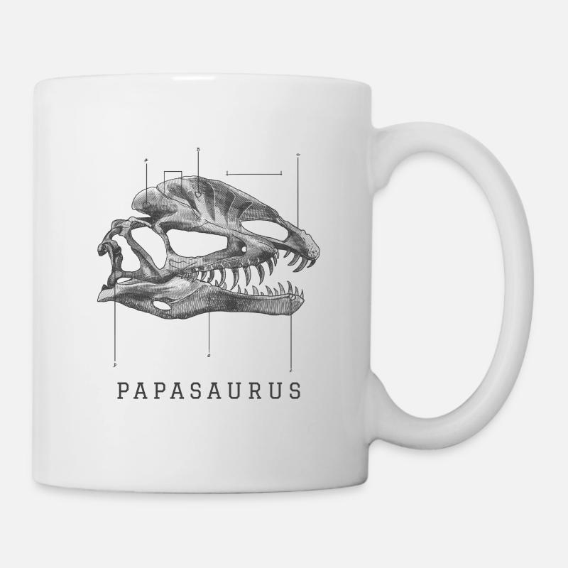 Papasaurus - Tasse - Weiß