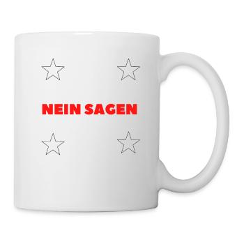 Ich muss nicht NEIN sagen ich bin OPA - Tasse - Weiß - Rechts
