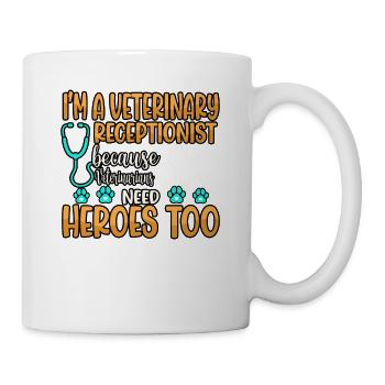 vétérinaire animaux sauver médecin aide professionnel chien chat - Mug blanc - blanc - Droite