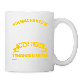 Tenohorn Musikverein Blaskapelle Hornist Musiker - Tasse - Weiß - Rechts