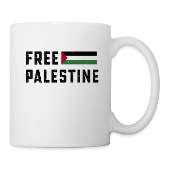 Freie Palästina Gaza-Flagge Arabische Freiheit - Tasse - Weiß - Rechts