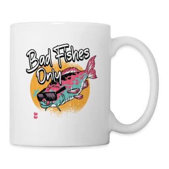 Pêche Maléfique poissons sort Poissons Pêche Cadeau - Mug blanc - blanc - Droite