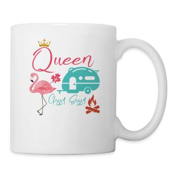 Camper queen classy Sassy and a bit Smart sassy - Mug - white - Right