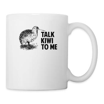 talk kiwi to me, kiwi bird - Mug - white - Right