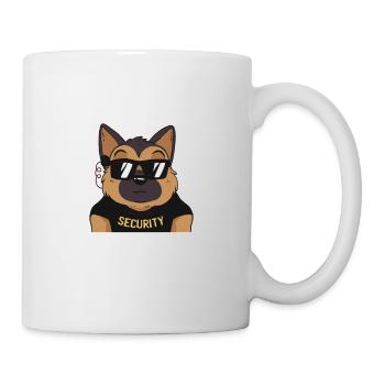 nerv mich nicht sonst shepherd´s Security Wachmann - Tasse - Weiß - Rechts