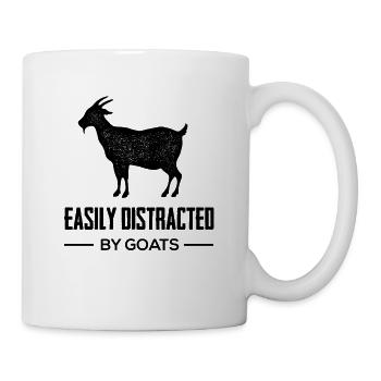 Leicht Ablenkbar Durch Ziegen - Mug - white - Right