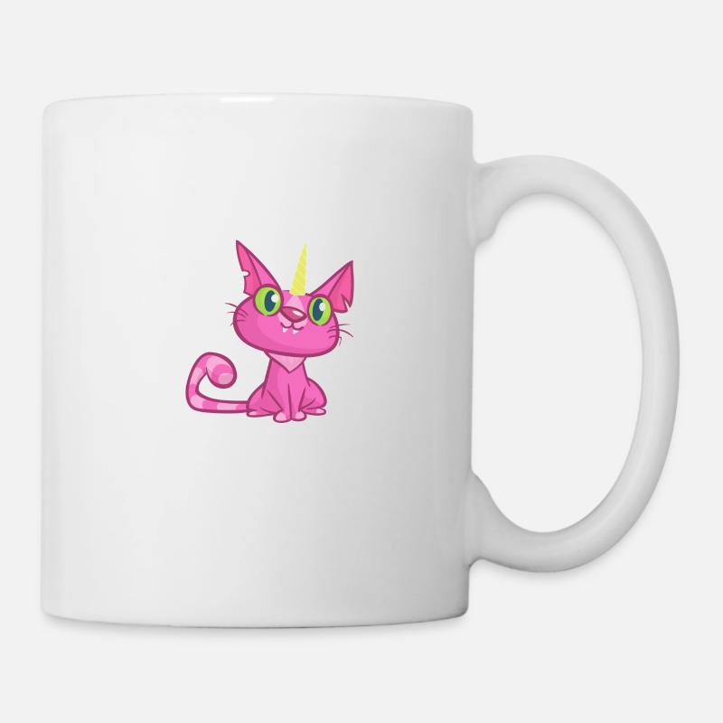 Ich bin das BÖSE Evil Katze Einhorn Kitty lustig - Tasse - Weiß