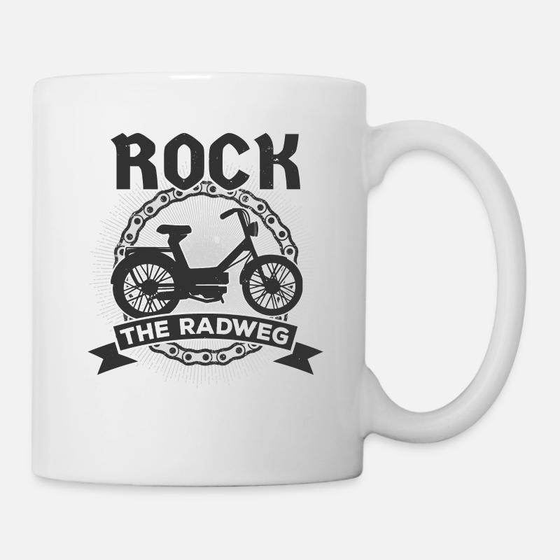 Mobylette Mobylette Mobylette Mokick Mobylette - Mug blanc - blanc