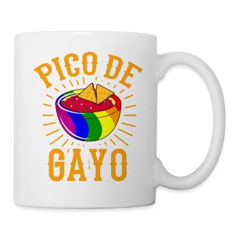 PICO DE GAYO LGBT Pride Gay Pride Month LGBTQ - Mug blanc - blanc - Droite