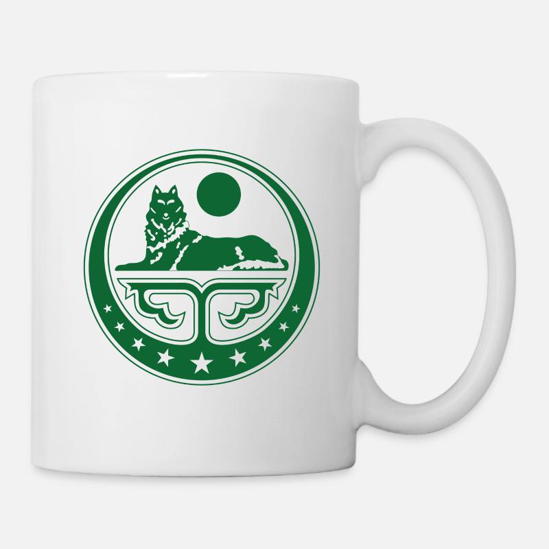 Tchétchénie Grozny drapeau Chechen Cadeau - Mug blanc - blanc