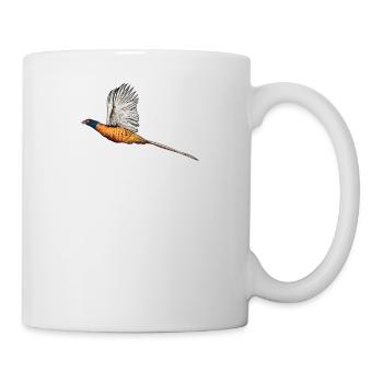 Fasan I Vintage Pheasant motif de chasse à la chasse pour les chasseurs - Mug blanc - blanc - Droite