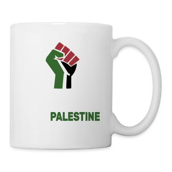 Freies Palästina unterstützt Palästina und Gaza - Tasse - Weiß - Rechts