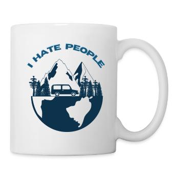 I Hate People Mountain Weekend Getaway - Mug - white - Right