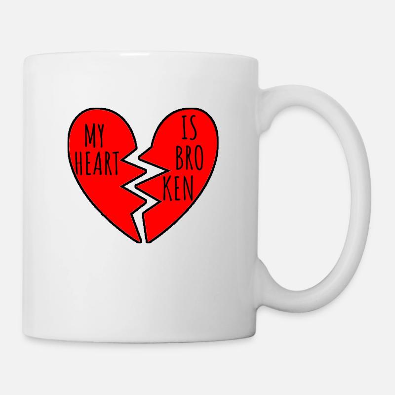 broken heart - Mug blanc - blanc