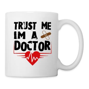 Je suis médecin - Mug blanc - blanc - Droite