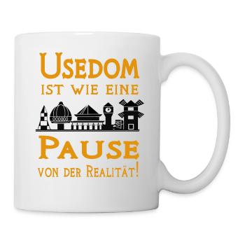 Usedom time out - Mug - white - Right