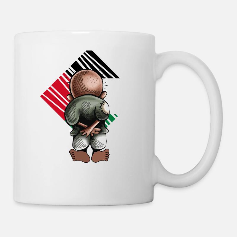 Palestine فلسطين Handala حنظلة - Mug blanc - blanc