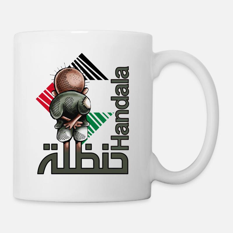 Palestine Handala فلسطين حنظلة - Tasse - Weiß