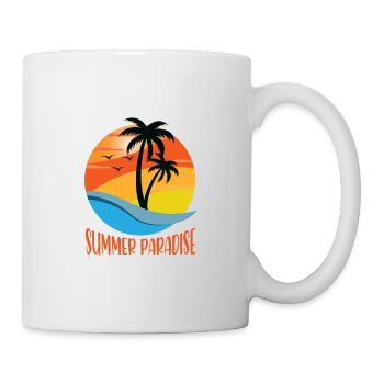 Summer Holiday Holiday Sun Beach Saying - Mug - white - Right