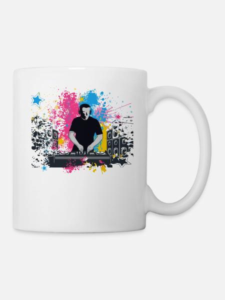 house festival goa techno raven acid musik rave - Tasse - Weiß