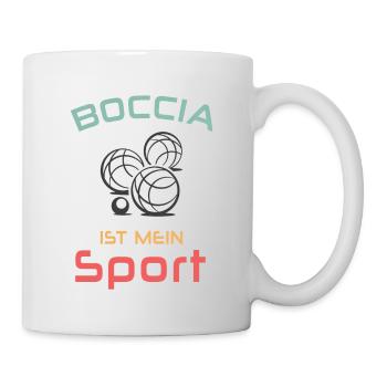 La pétanque est mon sport - Mug blanc - blanc - Droite