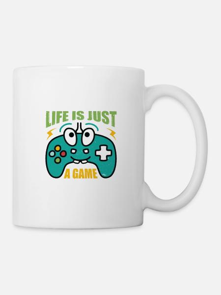 Gamblers Gambling Play Player Spell Gamer - Mug - white