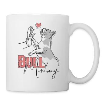 Bouledogue française Maman - Doux chien Design - Mug blanc - blanc - Droite
