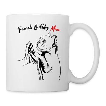 Bulldog français - Mug blanc - blanc - Droite