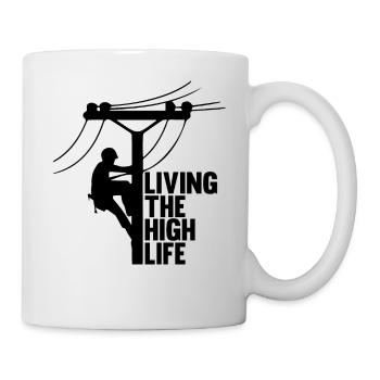 La vie - Mug blanc - blanc - Droite