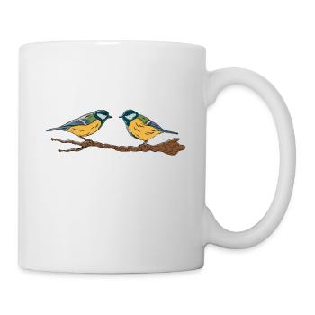 Ich habe mehr als nur eine Meise - Tasse - Weiß - Rechts