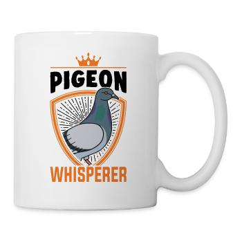 Pigeon Whisperer pigeon pigeon fancier carrier pigeon - Mug - white - Right