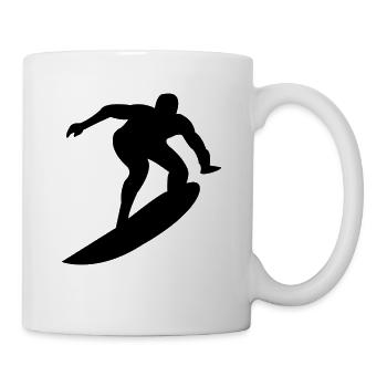 Surfing Surfer - Mug - white - Right