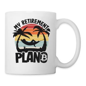 Bitcoin cadeau Vintage BTC disant Crypto - Mug blanc - blanc - Droite