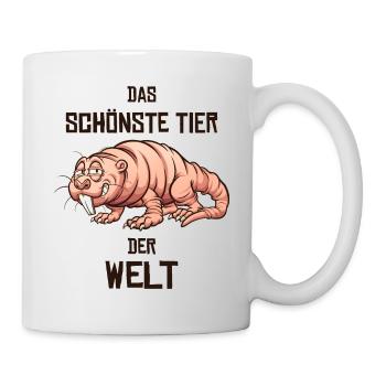 Nacktmull Naked Mole Geschenk - Tasse - Weiß - Rechts