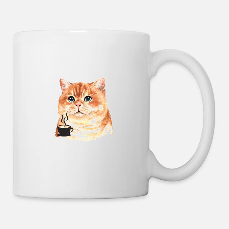 I Like Coffee, my Cat & Maybe 3 People - Mug - white