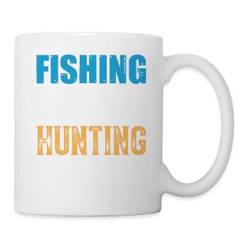 Pêche Chasse - Mug blanc - blanc - Droite