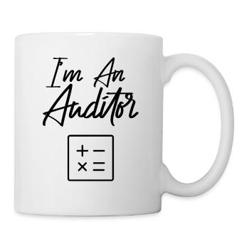 Je suis Un commissaire aux comptes - Mug blanc - blanc - Droite