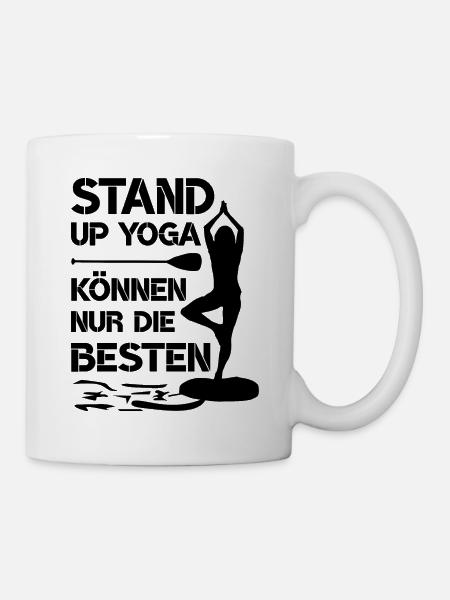 SUP Stand up - Tasse - Weiß