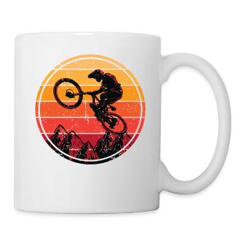 Cycling - I Do My Own Stunts Extreme Sports - - Mug blanc - blanc - Droite